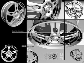 Automobile Rim 3D